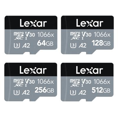 China Micro SD Card for Phone/Tablet PC/Camera/DVR/GPS Lexar V30 A2 Class10 SDXC 160MB/s Original Professional Micro SD Card 1066x 64GB 128GB 256GB Memory Card for Phone Camera for sale