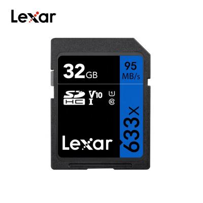 China SD Card For Lexar SD633X 32GB Video 100% Genuine Memory Card SD Card 16G 64GB 256GB 128GB Camera U3 4K V30 C10 U1 For Camera for sale