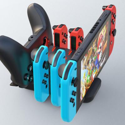 China With Loops 6 in 1 Controller Charger Dock Station for Nintendo Switch Lite Console Switch pro Joy Cons Game Controller for sale