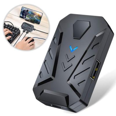 China Gaming Game Dropshipping Keyboard Mouse Converter Gaming Adapter Radio For Android/iPhone Mobile Phone Video Game for sale