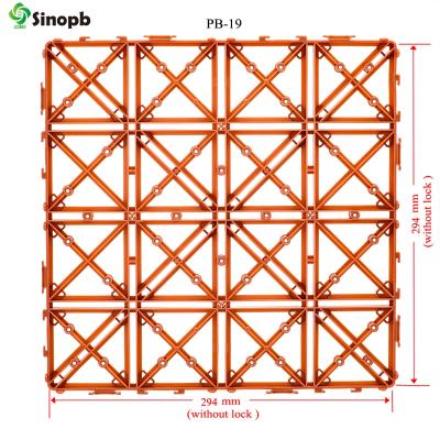 China DIY Design Tile PB-19 Interlocking Exterior Plastic Base for sale