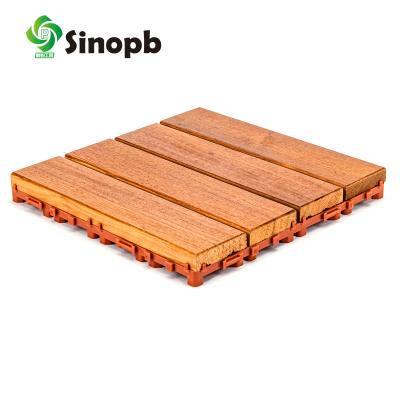 China Burma Teak Easy Interlocking Wood Flooring for sale