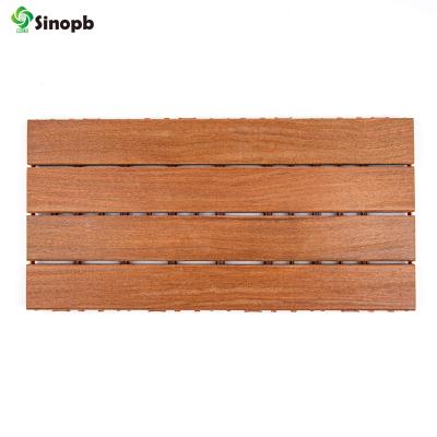 China Garden decking cumaru wood easy lock solid wood outdoor deck for swimming pool for sale