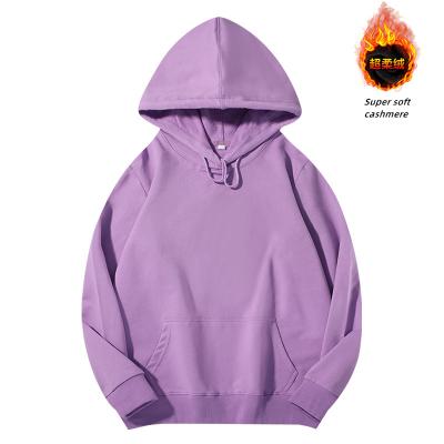 China Australian high quality cotton terry hoodie anti-pilling custom printed logo blank hoodies for sale