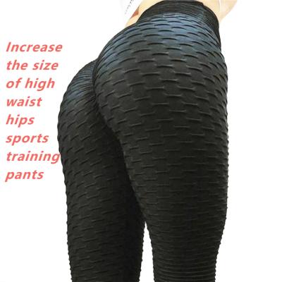 China Standard Elasticity Up Reversible Polyester Pleat Pants Ankle Keep Lift Slim Female Leggingsellulite Fitness Yoga Legging for sale