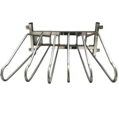 China Durable Wall Mounted Apron Stainless Steel Lead Apron Hanger For X Ray Room Use for sale