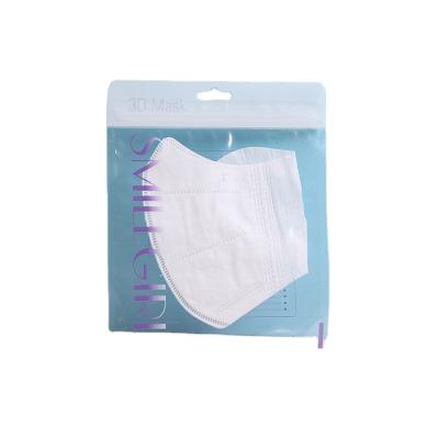 China Recyclable Plastic Ziplock Packaging Bag For Disposable Adult 3D Face Mask Mask Package 10 Pieces Spot Luminous Light Material for sale