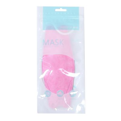 China Recyclable Length Plastic Ziplock Packaging Bag For Adult/Kids Disposable Face Mask Mask Package KF94 10 Pieces Spot for sale