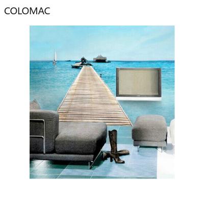 China 3d European Colomac Custom Style Living Room Bedroom Wall Panel Wall Panel Maldives Stereo Landscape for sale