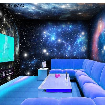 China Custom 3D Mediterranean Colomac Extended Modern Minimalist City Wallpaper Office Background Wall Painting Room Building Design for sale