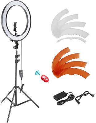 China ABS+PC 18 Inch LED Ring Light Kit for Selfie Live Photography Studio Light, Selfie Ring Light, with 2.1m Support &YouTube Video for sale