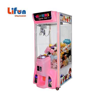 China Winning rate can be popular game ordered Arcade Toy Crane Vending Led Claw Grabber Machine from Singapore Toy Story Power Supply Prize for sale for sale