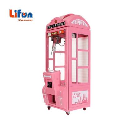 China Factory Wholesale Cash Cabinet And Metal Tempered Glass And Big Price Coin Operated Doll Selling Grabber Game Big Claw Crane Machine For Shopping Mall for sale