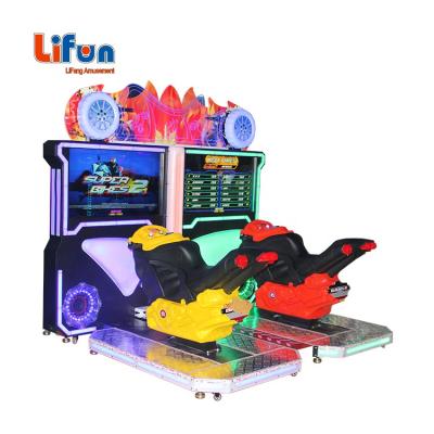 China F02 Fun Zone Moto GP Cheap Coin Operated Super Bike 2 Bike Motorcycle Racing Simulator Arcade Game Machine For Singapore W200*D237*H215CM for sale