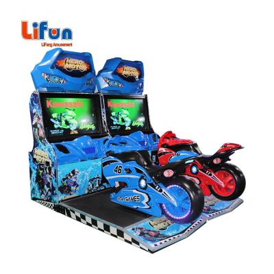 China Metal + Plastic Based Arcade Games Machines Coin Operated Motorcycle Motorbike Racing Simulator Machines for sale