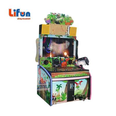 China Coin Operated Dual Guns Game Gun Shooting Simulator Indoor Area Suppliers Let Us Go Jungle Arcade Game Machine For Sale for sale