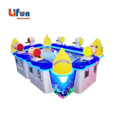 China Arcade Room Guangzhou Factory Child's Arcade Coin Operated Playground 6 Players Children Fish Game Machine For Sale for sale