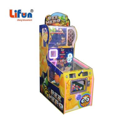 China Popular Plastic Wood+blister Amusement Center Ticket Arcade Game Bee Hero Coin Redemption Powered Game For Kids for sale