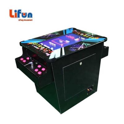 China Wooden + Retro HD Tempered Glass Coin Operated Video Game Board 60/412 in 1 Cocktail Arcade Game Machine For Sale 2 or 4 Players for sale