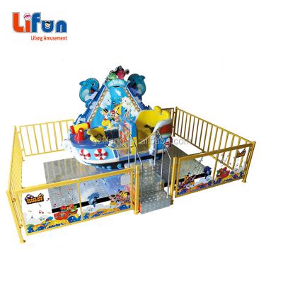 China Metal Frame and Fiberglass Cabinet Indoor Amusement Park Rides Mini Swing Rides Pirate Ship Kids Games Family Rides for sale