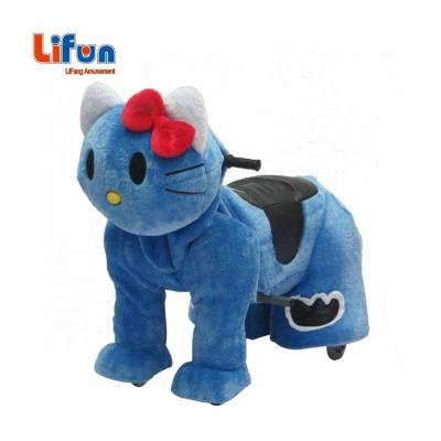 China Matel Frame and Kids PV Plush Toy Fire Retardant High Density Blanket Coin Operated Walking Animal Rides, Ride on Animal, Kiddie Rides for Shopping Mall and Amusement Park for sale