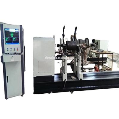 China YYW-10000A (10000KG) universal joint drive rotor balancing machine for fan motor, blower, pump roller, heavy dynamic balancer YYW-300A for sale