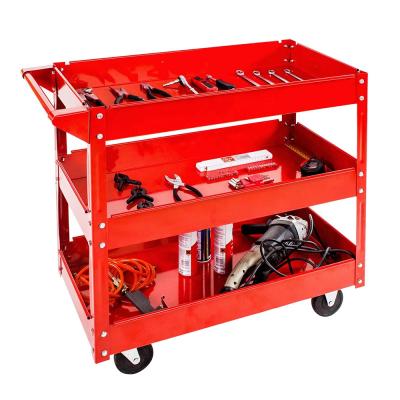 China 3-Level Heavy Duty Garage Storage Workshop Car Repair Trolley Cart Am Whole for sale