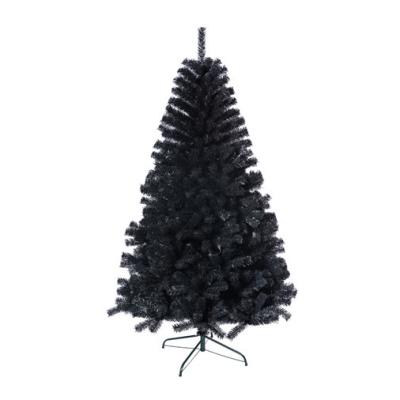 China Black Christmas Chirstmas Tree PVC Decor HX Style 8FT Maid Artificial Giant Christmas Trees Home Decoration for sale