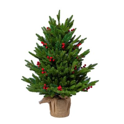 China Fashionable And Durable Decorative Christmas Tree Simulation Top Quality Small Potted Christmas Tree for sale