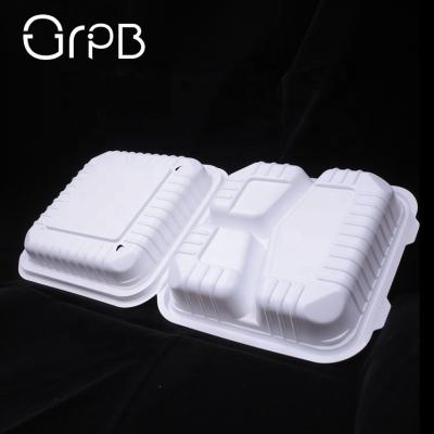 China Disposable Packaging Double Food Lunch Food Plastic Bento Box for sale