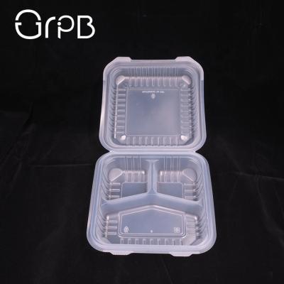 China Disposable PP Food Packing Clamshell Lunch Box 8