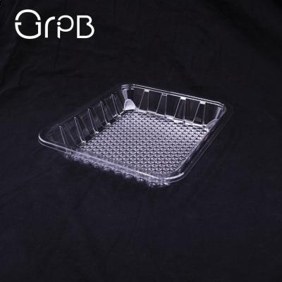 China Vegetable Moisture Moisture Meat Plastic Packaging Cutting Tray for sale