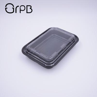 China Japanese Disposable Take Out Bento To Go Plastic PS Food Packaging Boxes Container for sale