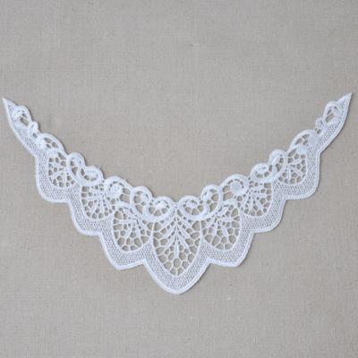 China Viable Fashion High Quality Pattern Of Keering Angel Wings Embroidery Lace Collar Pure White For Baby WLSA-099 for sale