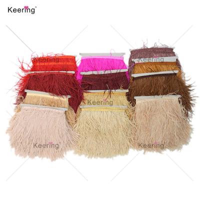 China High End Wedding Dress Wholesales Decorative Decoration Ostrich Feathers Trim For Crafts Or Dress for sale