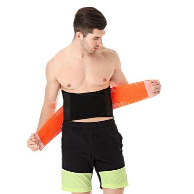 China Eco-friendly Neoprene Waist Trimmer Support Belt Women Neoprene Fabric Waist Trimmer Durable Magic Slim Belt Men Slimming Belt for sale