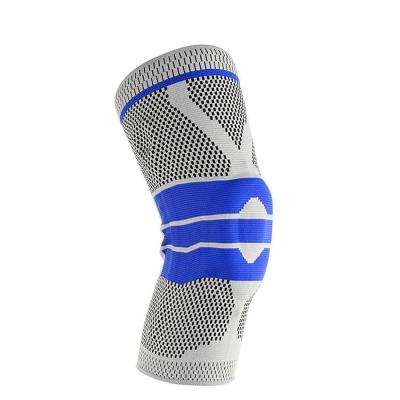 China Universal Whole Elastic Sport Nylon Silicon Knee Compression Sleeve Pad For Support Brace for sale