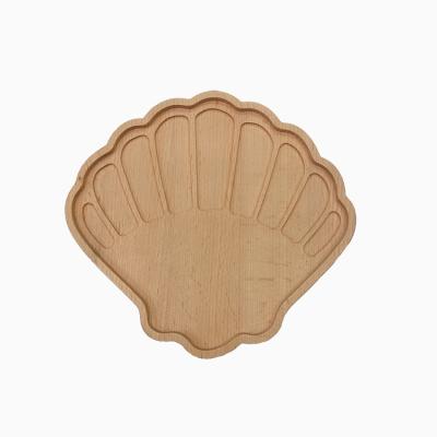 China Wooden toys export quality cheap child shell sorting trays play sorting tray wooden cute toys for sale