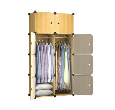 China Living Room High-Quality  Portable Plastic Wardrobe for Bedroom Clothes Shoes Toys Foldable Wardrobe Closet for sale