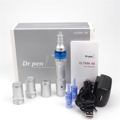 China Wired Dr. Wired Wireless Derma Pen A6 Painless Blood Vessels Removal Derma Pen for sale