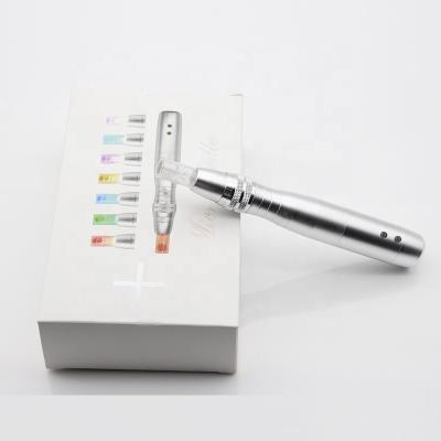 China Professional Wireless Rechargeable Microneedle Therapy Pen Anti-puff X Derma Pen Meso Seven LED Photon Pen for sale