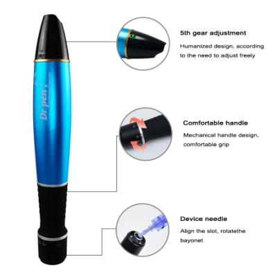 China Dr. Pen A1 Electronic Microneeding derma pen micro needle bearing Anti-puffiness dermapen factory price for sale