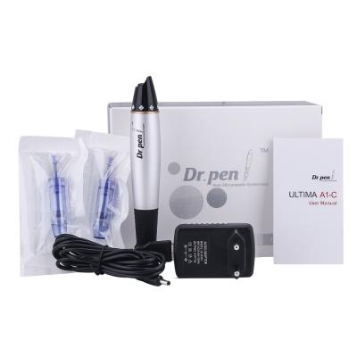 China Anti-Puffiness Factory OEM Cordless Ultima Dr Rechargeable Micro Needle. A1 Pen Whitening Pigment Removal Derma Pen for sale