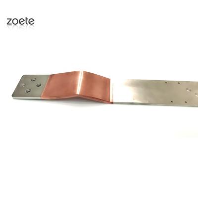 China T2 Pure Copper Aluminum Electrical Material IATF16949 99.9 Pure Copper Flexible Busbar for sale