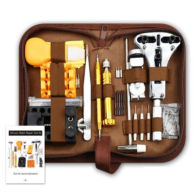 China High Quality 149pcs Watch Tool Kit Watches Battery Replacement Watch Band Link Remover Spring Bar Tool Kit with Carrying Case for sale