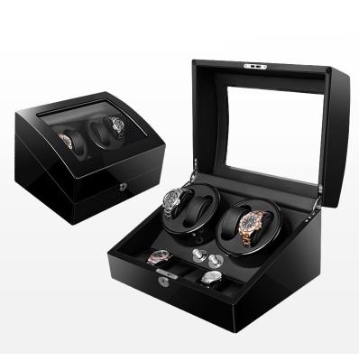 China Elegant Automatic Watch Winder Collector I - 4+6 Wooden Watch Winder with Mabuchi Motor and Dual Power Supply, Large Capacity for sale