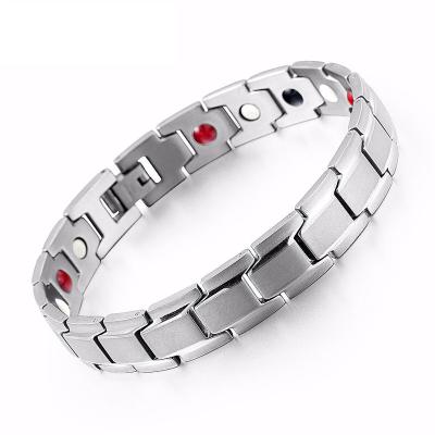 China CLASSIC High Quality Anti Allergy Stainless Steel Charm Energy Health Bracelet for sale