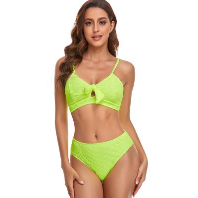 China Women's Breathable Simple Swimwear Solid Color Summer Girls Beach Wear Swimwear Hot Bikini for sale