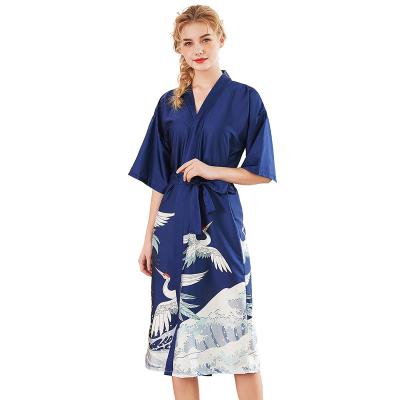 China 2022 new style pajamas QUICK DRY silk pajamas felling plus size sleep creams felling wear women pajamas for sale