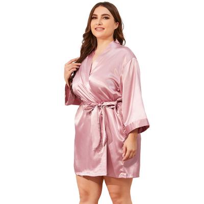 China Breathable 2022 New Style Pajamas Set Silk Pajamas Plus Size Sleep Wear Women Pajamas for sale